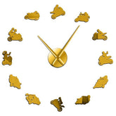 Giant Motorcycle Wall Clock My Wall Clock